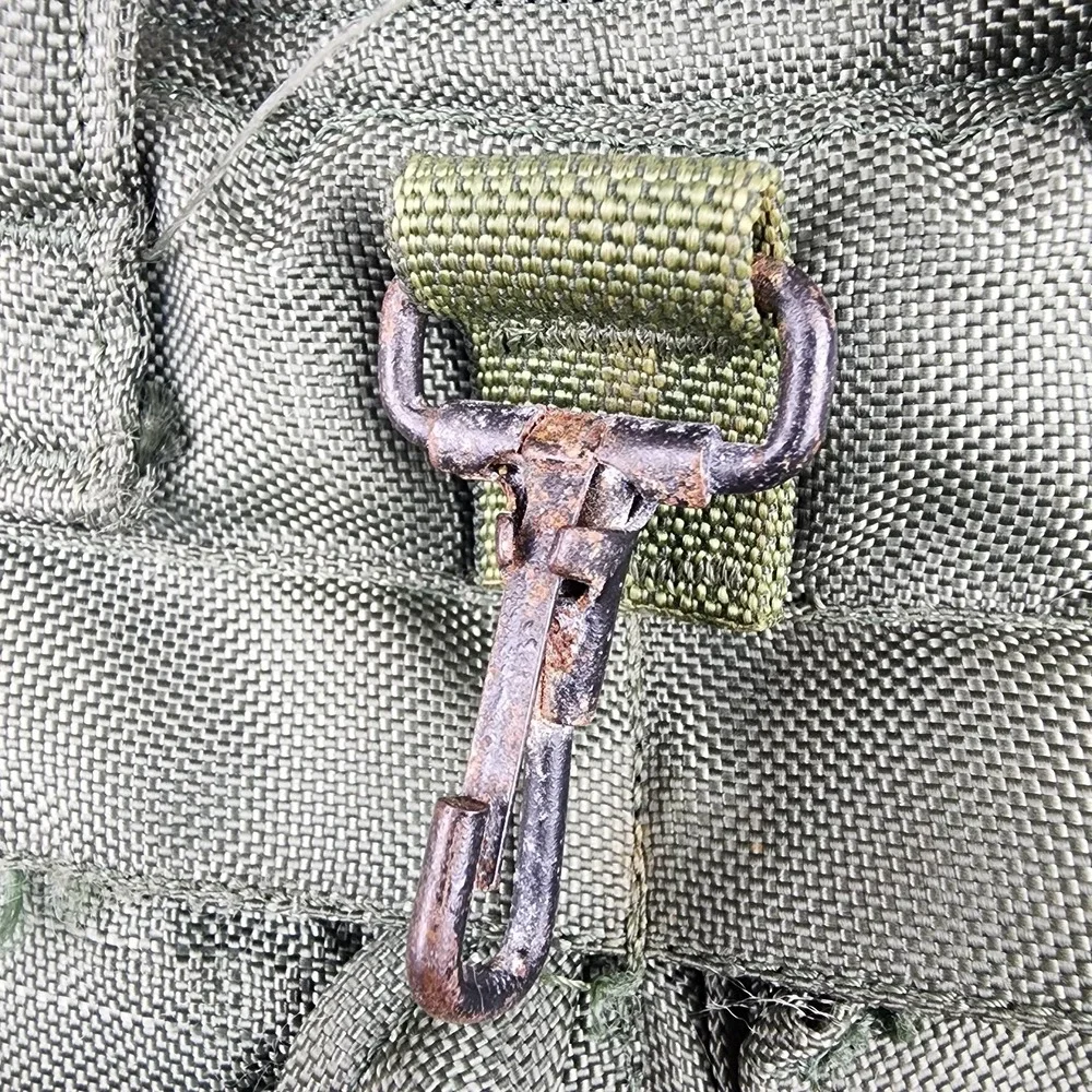 UNICOR Flyers Helmet Bag Green Nylon Men One Size Padded USA Tactical Vintage